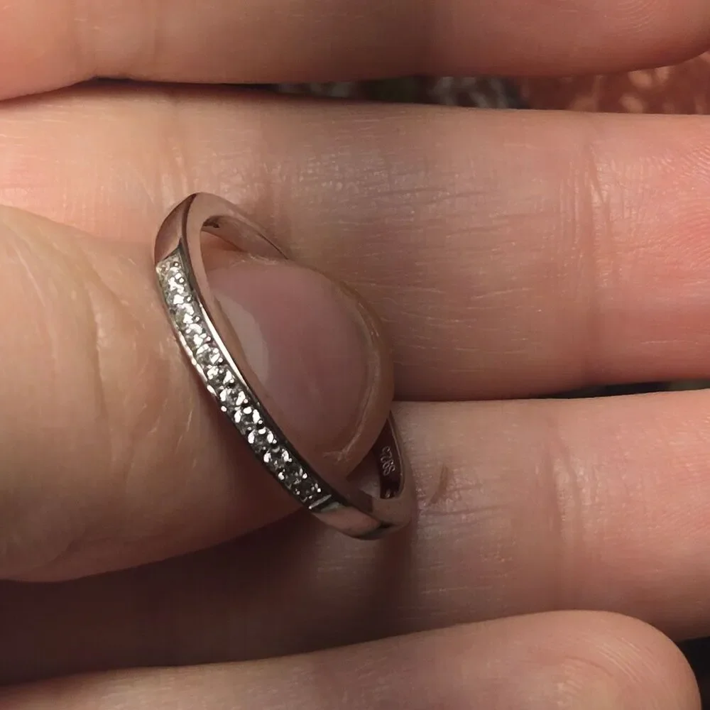 Vintage sterling silver ring sz 9.5 - Picture 6 of 8